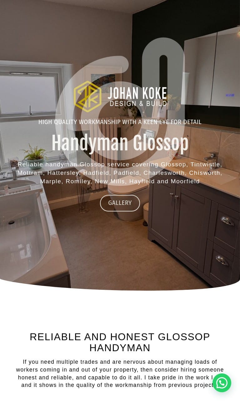 Screenshot of https://handyman.koke.estate/