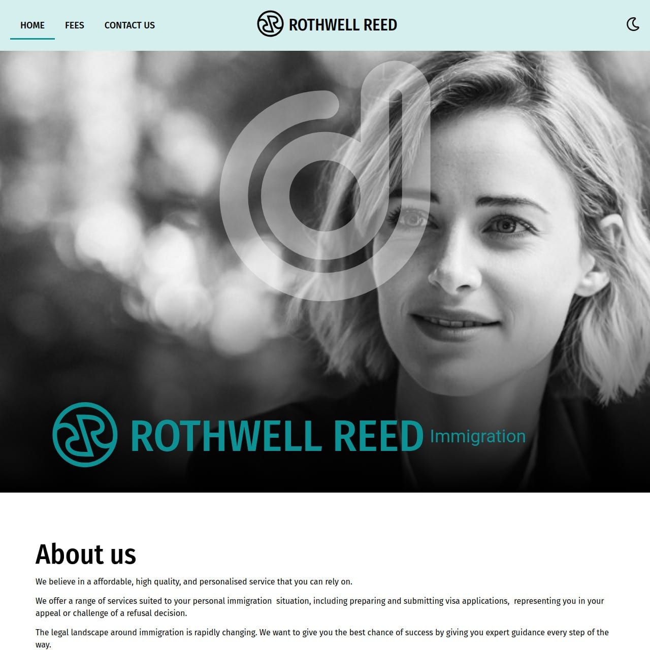 Screenshot of https://rothwellreed.co.uk