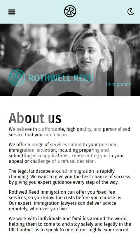 Screenshot of https://rothwellreed.co.uk