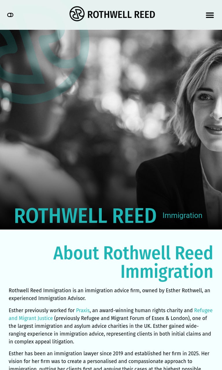 Screenshot of https://rothwellreed.co.uk