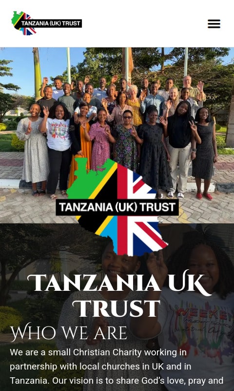 Screenshot of https://tanzaniauk.org.uk/