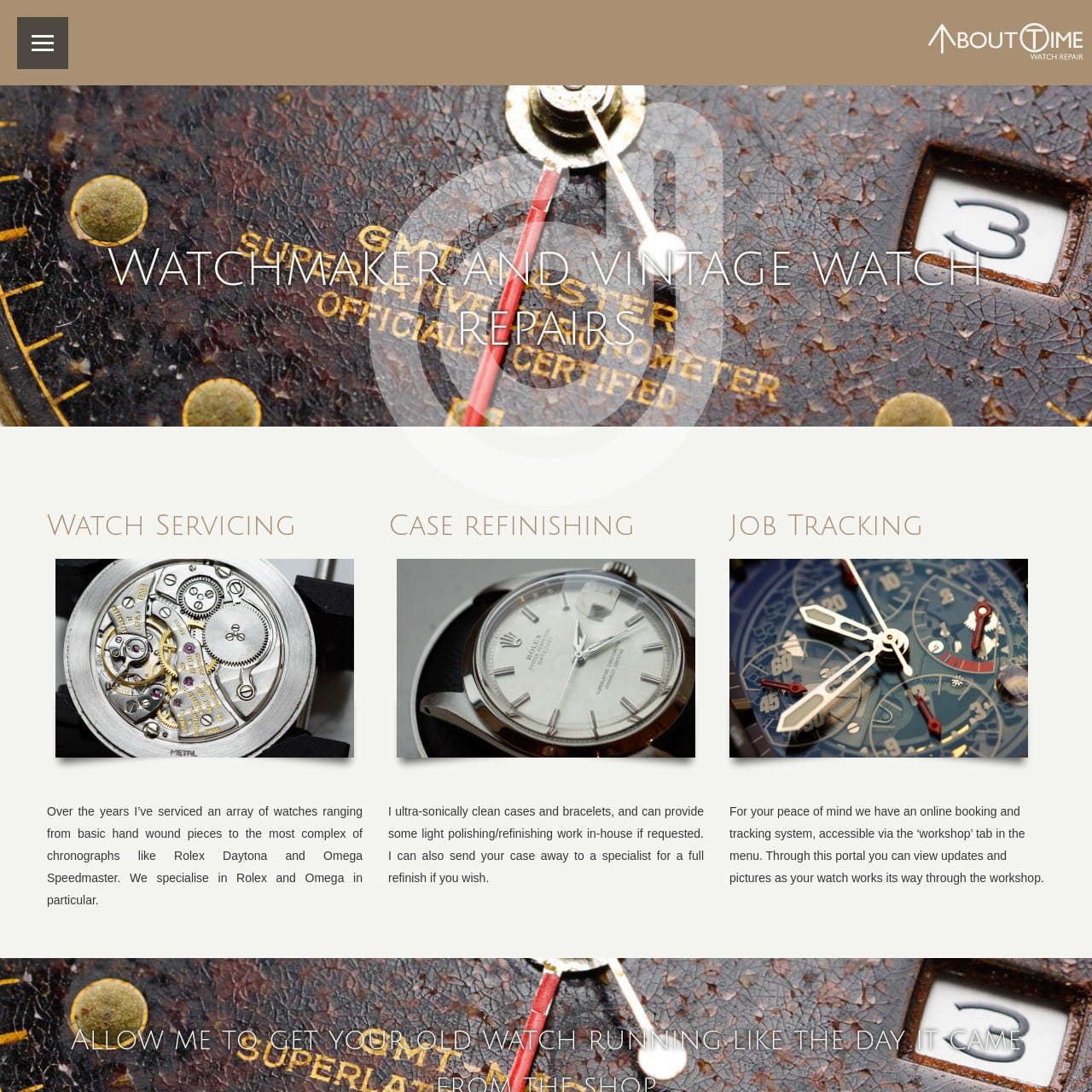 Screenshot of https://watchrepair.expert/